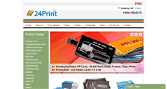 Desktop Screenshot of 24print.ca